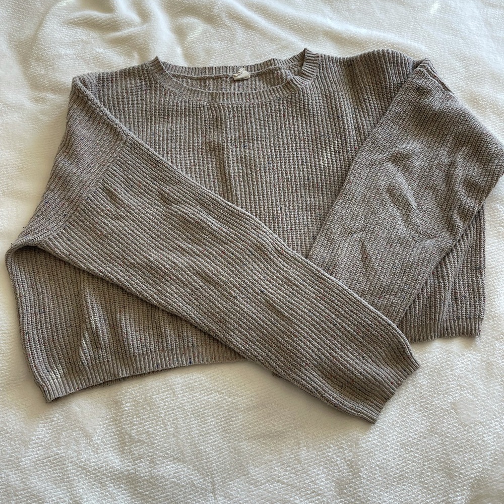 Cute sweater with colored threads Oversize